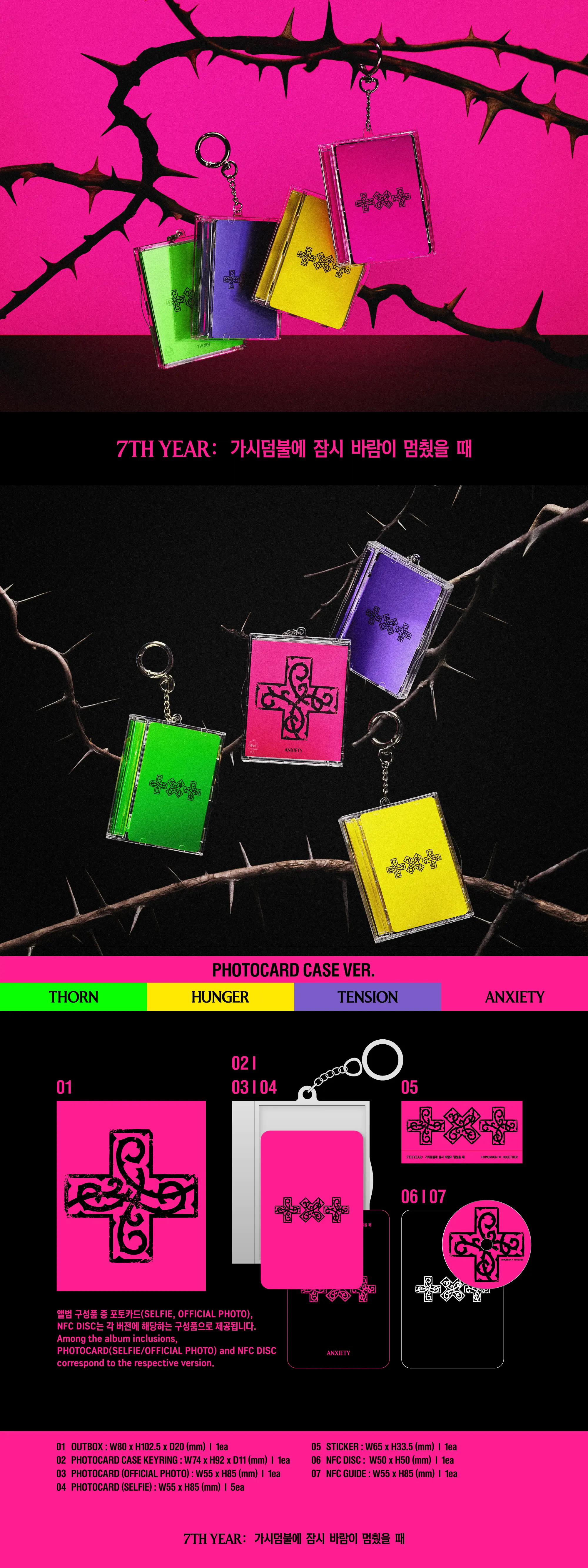 TXT 7TH YEAR PHOTOCARD CASE VER